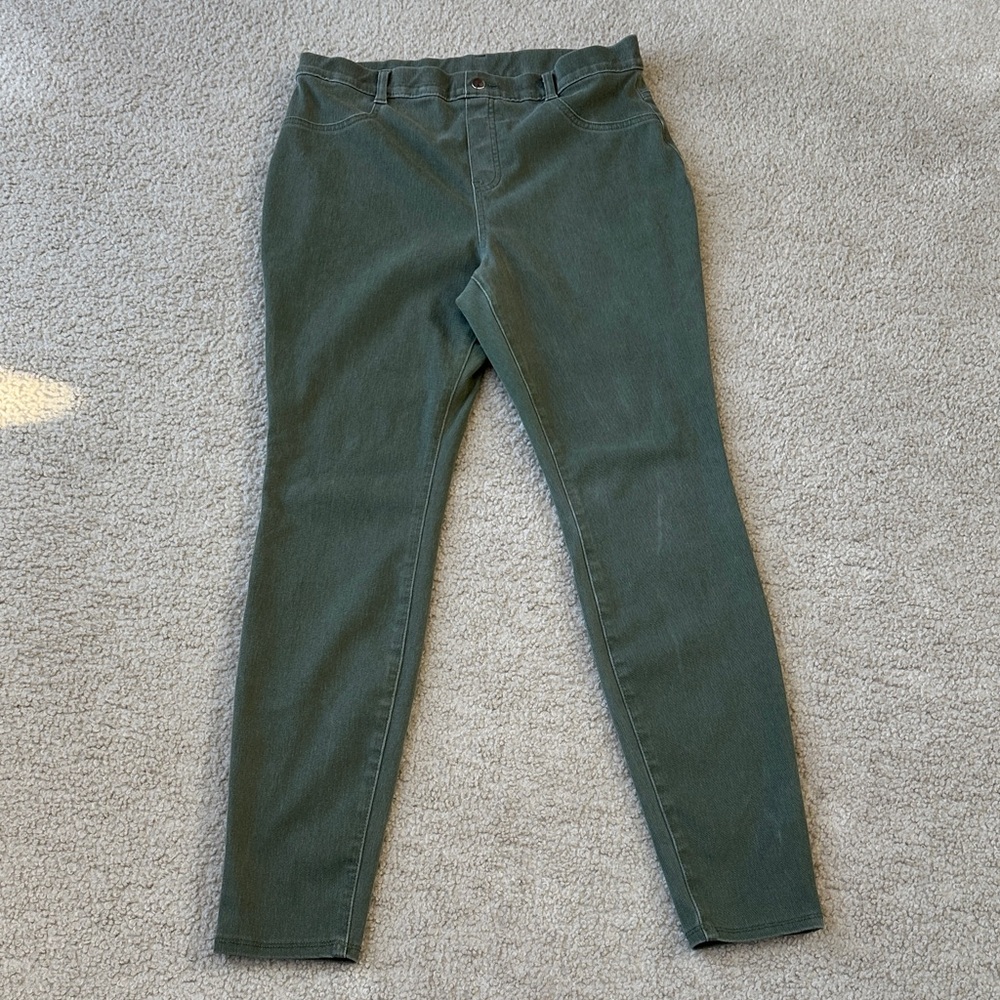 Time & True Green Denim Jeggjngs - Picture 6 of 12